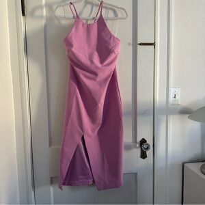 Bardot Pastel Lilac Satin-Lined Dress Top
